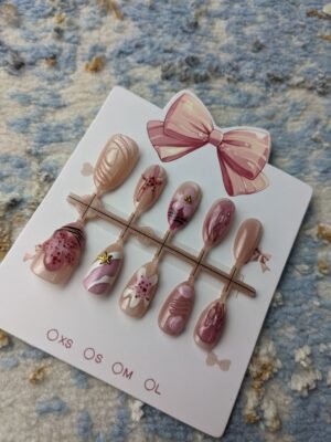 pink-coastal-3d-press-on-nails-01 Pink Coastal 3D Press-On Nails