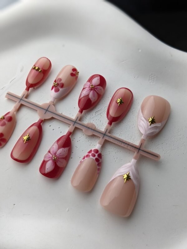 ruby-blossom-star-3d-press-on-nails-2 Ruby Blossom Star 3D Press-On Nails