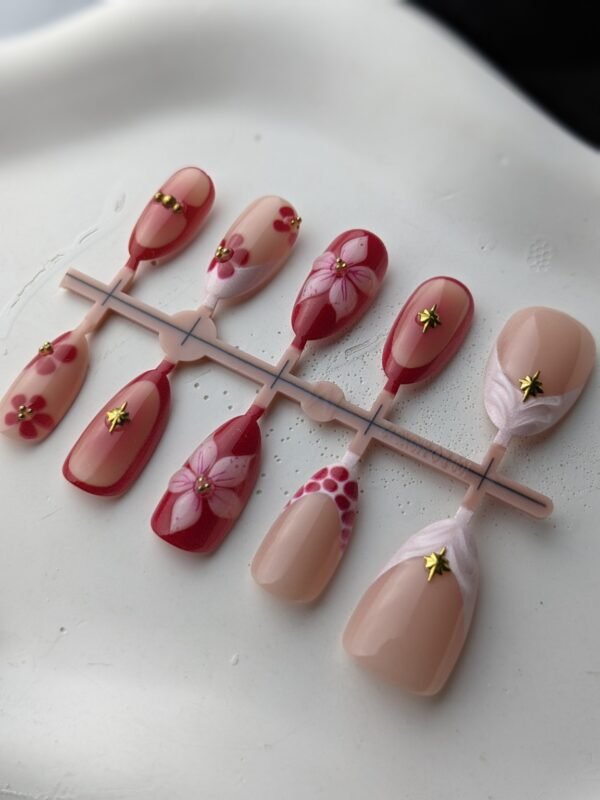 ruby-blossom-star-3d-press-on-nails-3 Ruby Blossom Star 3D Press-On Nails