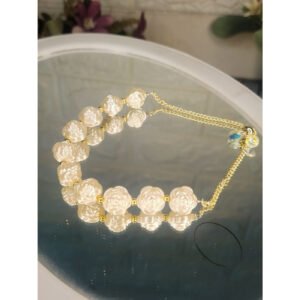 sh-brc-261013-007-carved-rose-pearl-adjustable-bracelet Carved Rose Pearl Adjustable Bracelet