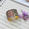 Vintage Tile Bohemian Wide Cuff Bracelet