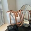Vintage Minimalist Shoulder Tote Bag for Women