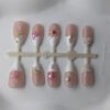 Blush Pink Coastal Starfish 3D Press-On Nails