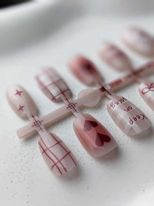 Sweet Pappy Heart & Bow Press-On Nails